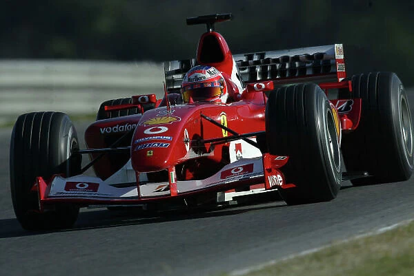 2004 Formula One Testing Jerez, Spain. 12th February 2004 Rubens Barrichello, Ferrari F2004, action. World Copyright: Glenn Dunbar / LAT ref: Digital Image Only