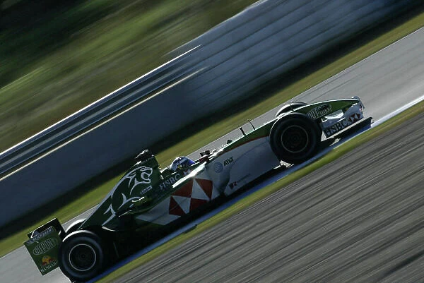 2004 Formula One Testing Jerez, Spain. 12th February 2004 Christian Klein, Jaguar R5, action. World Copyright: Glenn Dunbar / LAT ref: Digital Image Only