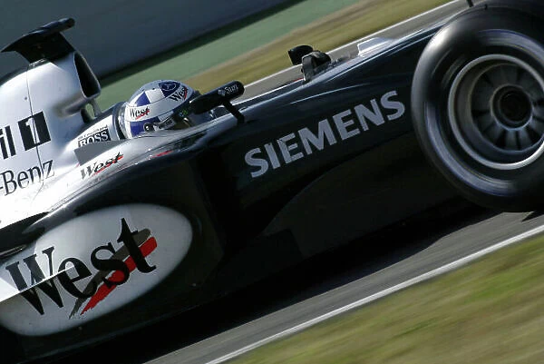 2004 Formula One Testing Jerez, Spain. 12th February 2004 David Coulthard, McLaren Mercedes MP4-19, action. World Copyright: Glenn Dunbar / LAT ref: Digital Image Only