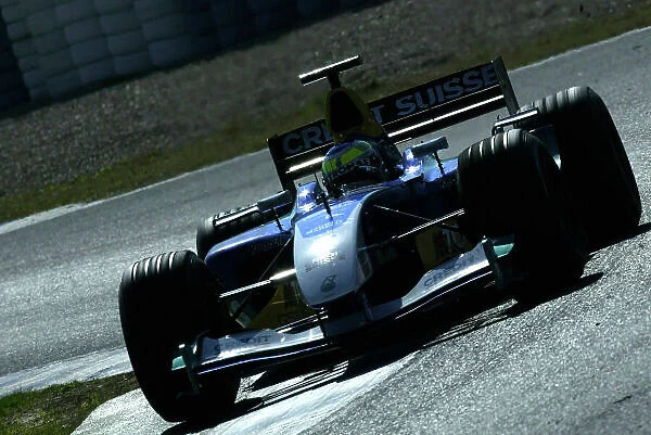 2004 Formula One Testing Jerez, Spain. 12th February 2004 Giancarlo Fisichella,Sauber Petronas C23, action. World Copyright: Glenn Dunbar / LAT ref: Digital Image Only