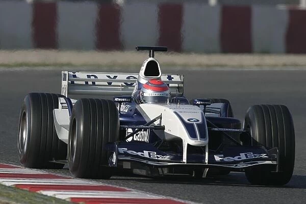 2004 Formula One Testing. Nelson Piquet Jnr, BMW Williams. Barcelona, Spain
