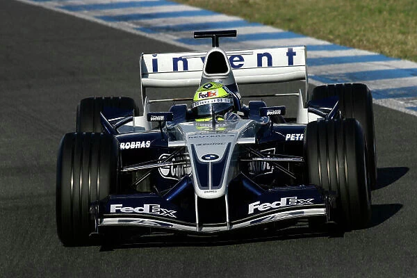 2004 Formula One Testing. Ralf Schumacher, BMW Williams FW26. Jerez, Spain. 28-30th September 2004. Photo:Spinney / LAT Photographic. Ref:Digital Image Only