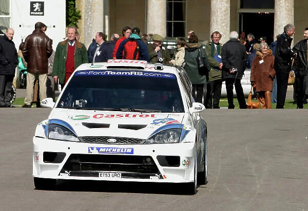 2004 Goodwood Festival Of Speed Press Day, Wednesday 24th March 2004. Malcholm Wilspn in the Ford RS WRC03. World copyright: Gary Hawkins / LAT Ref: Digital image only
