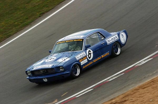 2004 Heritage Grand Touring Car Challenge Brands Hatch, England. 21st - 22nd August 2004. Yates  /  Scarborough (Ford Mustang), action. World Copyright: Jeff Bloxham  /  LAT Photographic ref: Digital Image Only