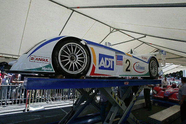 2004 Le Mans 24 Hours Le Mans, France. 8th June 2004 The Lola-Judd B2K / 10 of Christian Vann, Benjamin Leuenberger and Didier Andre arrives at the circuit. World Copyright: John Brooks / LAT Photographic ref: Digital Image Only
