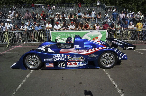 2004 Le Mans 24 Hours Le Mans, France. 7th June 2004 The Lola-Judd B2 / 40 of William Binnie, Clint Field and Rick Sutherland, arrives at the circuit. World Copyright: John Brooks / LAT Photographic ref: Digital Image Only