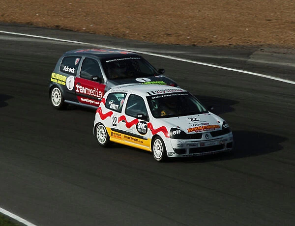 2004 Renault Clio Cup Brands Hatch, England. 21st - 22nd August 2004