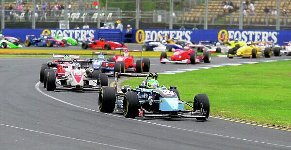 2005 Australian F3 Championship Albert Park, Melbourne, Australia. 4th - 6th March. Barton Mawer leads. Action. World Copyright: Mark Horsburgh / LAT Photographic ref: Digital Image Only