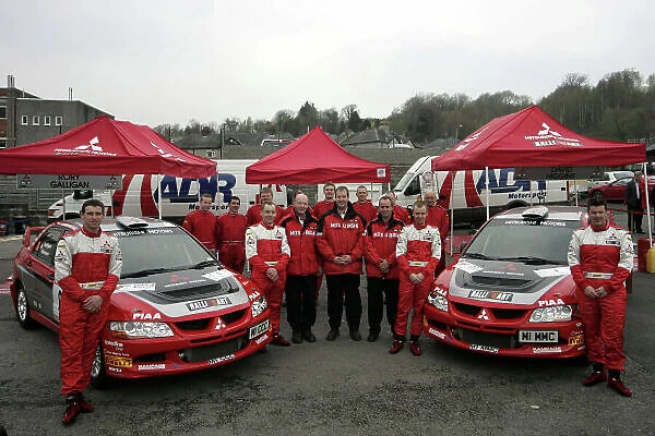 2005 British Rally Championship Rally of Wales. 23rd / 24th April 2005 Mitsubishi Team World Copyright: Ebrey / LAT Photographic