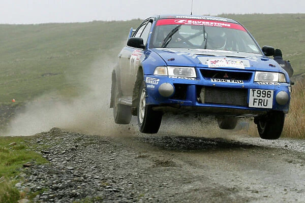 2005 British Rally Championship Rally of Wales. 23rd / 24th April 2005 Steve Blunt / Bob Duck Mitsubishi World Copyright: Ebrey / LAT Photographic