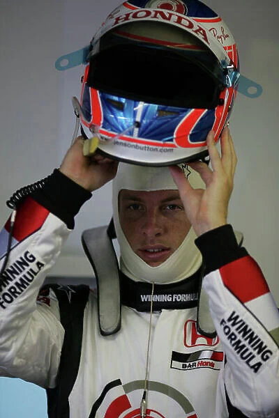 2005 Canadian Grand Prix - Friday Practice Montreal, Canada. 10th June 2005 Jenson Button, BAR Honda 007, Portrait. World Copyright: Lorenzo Bellanca / LAT Photographic ref:Digital Image Only (a high res version is available on request)
