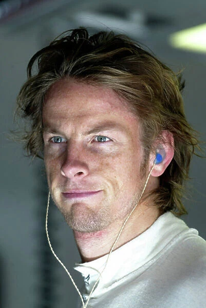 2005 Formula One Testing. Barcelona, Spain. 6th April 2005. Jenson Button, BAR Honda 007, portrait. World Copyright: Andrew Ferraro / LAT Photographic. Ref: Digital image only