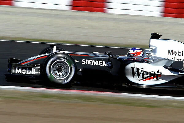 2005 Formula One Testing Barcelona, Spain. 15th February 2005. Alexander Wurz, McLaren Mercedes MP4 / 20, action. World Copyright: Malcolm Griffiths / LAT Photographic ref: Digital Image Only