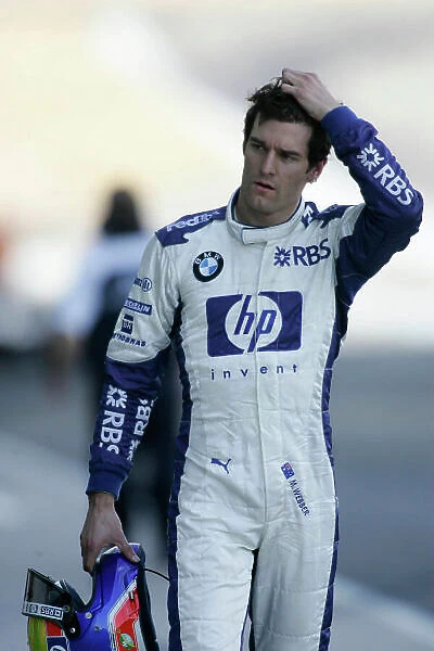 2005 Formula One Testing. Mark Webber, Portrait Jerez, Spain. 10th February 2005. World Copyright: Spinney / LAT Photogrphic. Ref: Digital Image Only