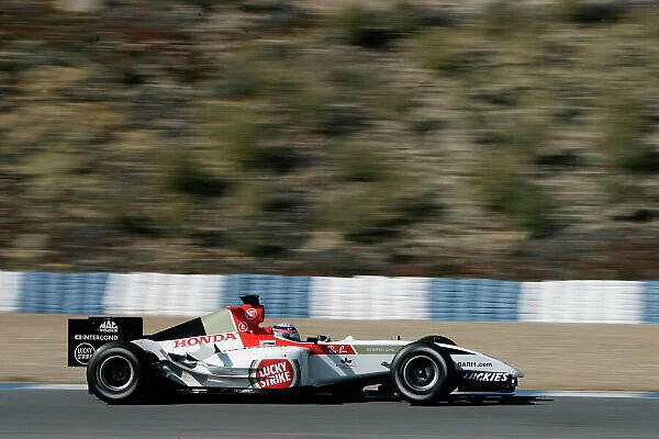 2005 Formula One Testing. Takuma Sato, BAR Honda 007 Jerez, Spain. 10th February 2005. World Copyright: Spinney / LAT Photogrphic. Ref: Digital Image Only