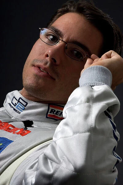 2005 GP2 Drivers Photo Shoot. Borja Garcia (E, Racing Engineering). Portrait. 14th June 2005. Paul Ricard,France. World Copyright: GP2 Series. Ref: Digital Image Only. Hi-Res Available on request