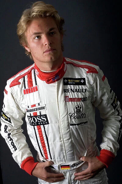 2005 GP2 Drivers Photo Shoot. Nico Rosberg (D, ART Grand Prix). Portrait. 14th June 2005. Paul Ricard, France. World Copyright: GP2 Series. Ref: Digital Image Only. Hi-Res Available on request