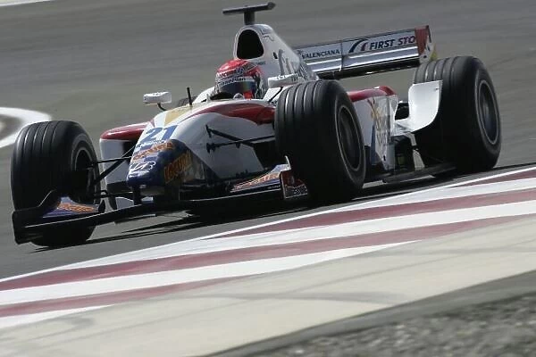 2005 GP2 Series - Bahrain Sakhir, Bahrain 28th-30th September 2005 Thursday Practice and Qualifying Sergio Hernandez (E, Campos Racing). Action. Copyright: GP2 Series Media Service ref: Digital Image Only