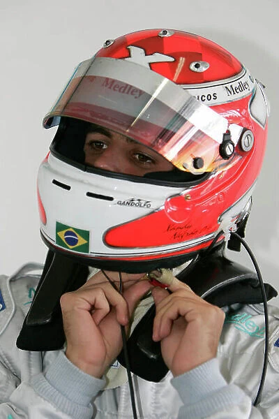 2005 GP2 Series Test. Alexandre Negrao (BRA), Hitech Piquet Sports portrait Paul Ricard, France. 5th April 2005. Photo: GP2 Series Media Service. Ref: Digital Image Only
