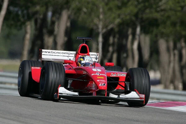 2005 GP2 Series Testing. Hiro Yoshimoto (J, BCN Competicion). Action. 15th June 2005. Paul Ricard, France. World Copyright: GP2 Series. Ref: Digital Image Only