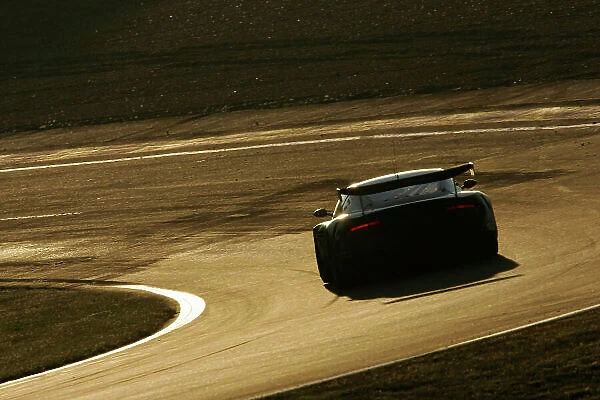 2005 Le Mans 24 Hours. Le Mans, France. 18th - 19th June. Aston Martin DBR9. Rear action. World Copyright: Glenn Dunbar / LAT Photographic Ref: Digital image only