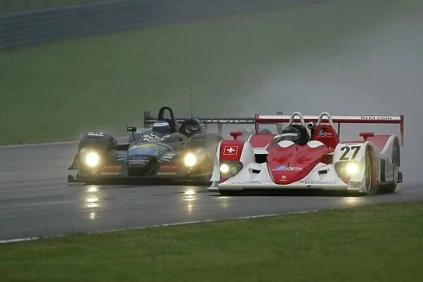 2005 Le Mans Endurance Series Silverstone 1000Kms, Silverstone, Northamptonshire 12th - 13th August Fredy Lienhard / Didier Theys (no. 27 HORAG LISTA RACING Lola B05 / 40 - Judd) race action. World Copyright: Andrew Ferraro / LAT Photographic ref