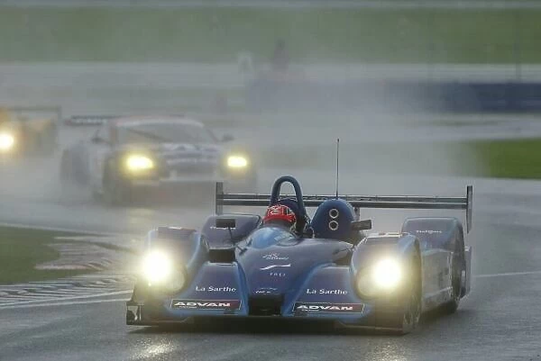 2005 Le Mans Endurance Series Silverstone 1000Kms, Silverstone, Northamptonshire 12th - 13th August Alexander Frei / Christian Vann / Jonathan Cochet (no. 13 COURAGE COMPETITION Courage-C60 H) race action. World Copyright