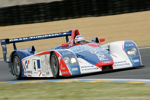 2005 Le Mans Test Day 5th June 2005 Le Mans, France Audi Playstation Team Oreca (Audi) Action. World Copyright: Peter Spinney  /  LAT Photographic Digital Image Only