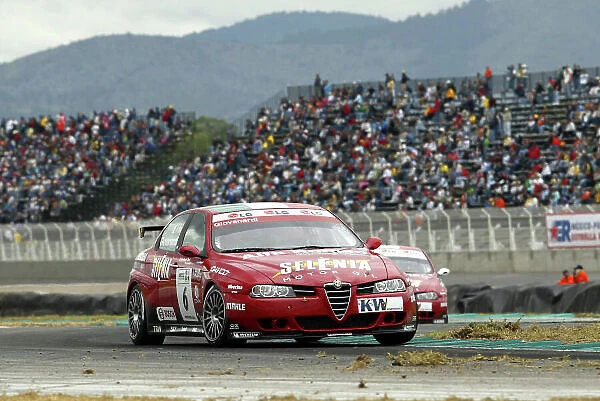 2005 World Touring Car Championship Puebla, Mexico. 25th - 26th June. Fabrizio Giovanardi (Alfa Romeo Racing Team Alfa Romeo 156). Action. World Copyright: Photo4 / LAT ref: Digital Image Only