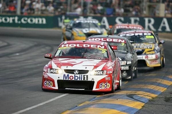 2006 Australian V8 Supercars Round 3, Barbagallo Raceway, Wanneroo 12th - 14th May 2006 Mark Skaife (Holden Racing Team Holden Commodore VZ) leads a train of cars. Action. World Copyright: Mark Horsburgh / LAT Photographic ref: Digital Image Only