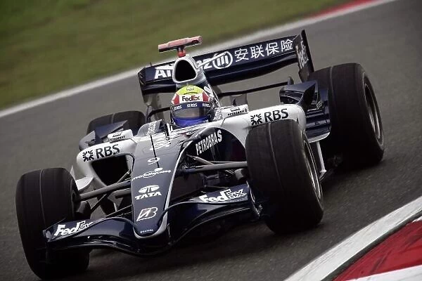 2006 Chinese Grand Prix - Saturday Practice Shanghai International Circuit, Shanghai, China. 28th September - 1st October 2006. Mark Webber, Williams FW28-Cosworth