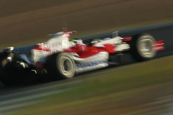 2006 Formula One Testing. Jerez, Spain. Tuesday 11th October. Ricardo Zonta (Toyota TF106). Action. World Copyright:Malcolm Griffiths / LAT Photographic ref: Digital Image