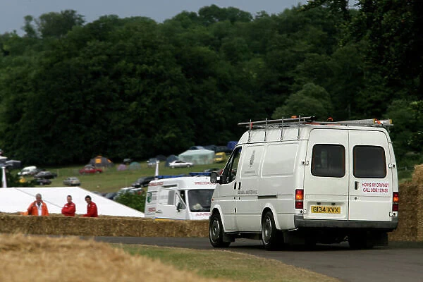 2006 Goodwood Festival of Speed Goodwood, Great Britain. 7th - 9th July 2006. Justin Law drives a V6 Transit van. World Copyright: Gary Hawkins / LAT Photographic. ref: Digital Image Only
