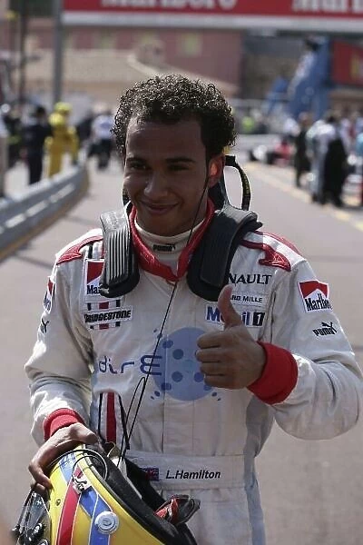 2006 GP2 Series. Round 5. Monte-Carlo, Monaco. 27th May 2006. Friday Qualifying. Lewis Hamilton (GBR, ART Grand Prix). Portrait. World Copyright: Charles Coates / GP2 Series Media Service. Ref: Digital Image Only. ZK5Y8479. jpg