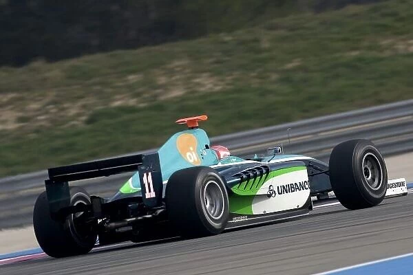 2006 GP2 Series Testing. Circuit Paul Ricard, France. 17th March 2006. Nelson Piquet Jr. (BRA, Piquet Sports). Action. World Copyright: GP2 Series Media Service. Ref: Digital Image Only