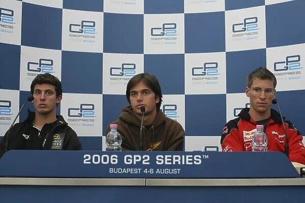 2006 GP2 Series.Round 9. Hungaroring, Budapest, Hungary. 4th August 2006. Friday Qualifying. Nelson Piquet Jr. (BRA, Piquet Sports) pole, Jose Maria Lopez (ARG, Super Nova International) 2nd, Michael Ammermuller (GER, Arden International) 3rd