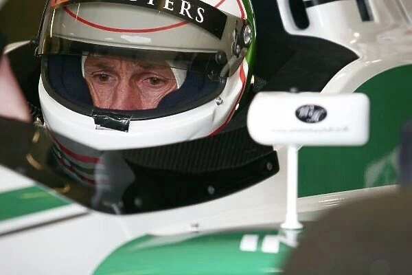 2006 Grand Prix Masters. Silverstone, England. 11th - 13th August. Andrea De Cesaris. Portrait. World Copyright: Drew Gibson / LAT Photographic. Ref: Digital Image Only