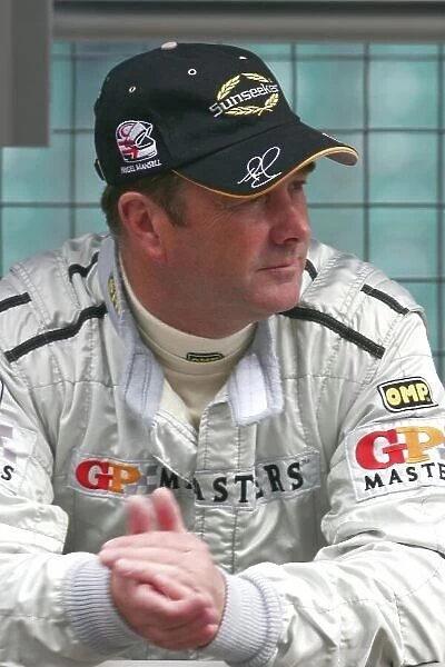 2006 Grand Prix Masters. Silverstone, England. 11th - 13th August. Nigel Mansell. Portrait. World Copyright: Drew Gibson / LAT Photographic. Ref: Digital Image Only