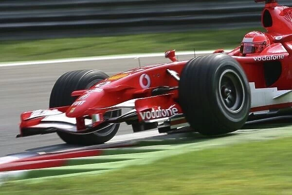 2006 Italian Grand Prix - Friday Practice Autodromo Nazionale Monza, Italy. 7th - 10th September 2006. Michael Schumacher, Ferrari 248F1, action. World Copyright: Glenn Dunbar / LAT Photographic ref: Digital Image YY8P0054