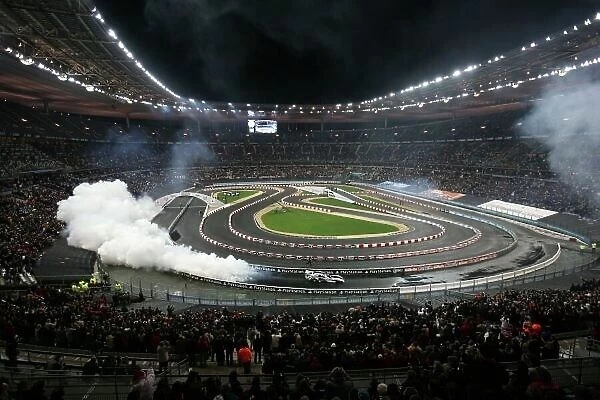 2006 Race of Champions Stade de France, Paris, France. 16th December 2006 Drag racing display in the stadium. World Copyright: DPPI / LAT Photographic ref: Digital Image Only