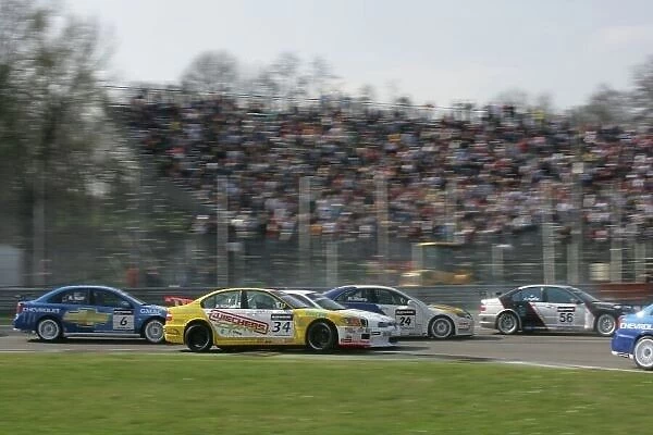 2006 World Touring Car Championship (WTCC) Round 01. Monza, Italy. Diego Romanini. Wiechers-Sport. In the thick of the action. 1st-2nd April 2006. World Copyright Malcolm Griffiths / LAT Ref: Digital Image Only
