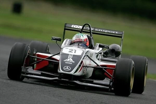 2007 British Formula Three Championship. Croft, England. 8th and 9th September 2007. Niall Breen (Carlin Motorsport). Action. World Copyright: Drew Gibson / LAT