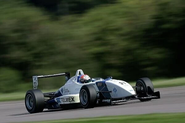 2007 British Formula Three Championship. Thruxton, England. 25th and 26th August 2007. Sergio Perez (T Sport). Action. World Copyright: Drew Gibson / LAT