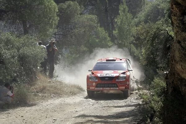 2007 FIA World Rally Championship Round 8 Acropolis Rally of Greece 31 / 5-3 / 6 2007 Henning Solberg, action, Ford Worldwide Copyright: McKlein / LAT