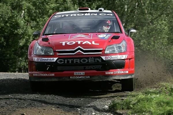 2007 FIA World Rally Champs. Round nine Rally Finland. 2nd-5th August 2007. Danni Sordo, Citroen, action. World Copyright: McKlein / LAT