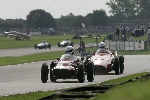 2007 Goodwood Revival Meeting. Goodwood, West Sussex. 1st - 2nd September 2007. Richmond Trophy. Barry Baxter leads Mark Hales into Lavant. World Copyright: Gary Hawkins / LAT Photographic ref: Digital Image Only