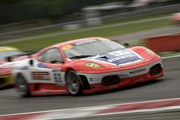 2008 FIA GT Championship. Monza, Italy. 16th - 18th May 2008. Fabio Babini / Jamie Davies, Ferrari 430. Action. World Copyright: Drew Gibson / LAT ref: Digital Image _Y2Z2560