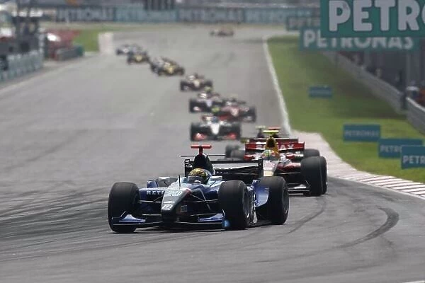 2008 GP2 Asia Series. Round 3. Sunday Race. Sepang, Kuala Lumpur. Malaysia. 23rd March. Marcello Puglisi (ITA, Piquet Sports). Action. World Copyright: Andrew Ferraro / GP2 Series Media Service ref:__H0Y7148.jpg