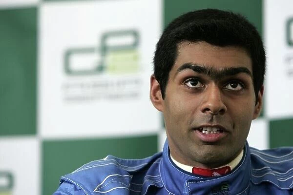 2008 GP2 Asia Series. Saturday Race. Dubai. Dubai Autodrome. 26th January. Karun Chandhok (IND, iSport International). Portrait World Copyright: Alastair Staley / GP2 Series Media Service ref: _MG_5024