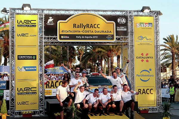 2013 FIA World Rally Championship Round 12 - Rally de Espana 24-27 / 10 2013. Robert Kubica, Citroen, winner WRC2 championship Worldwide Copyright: McKlein / LAT